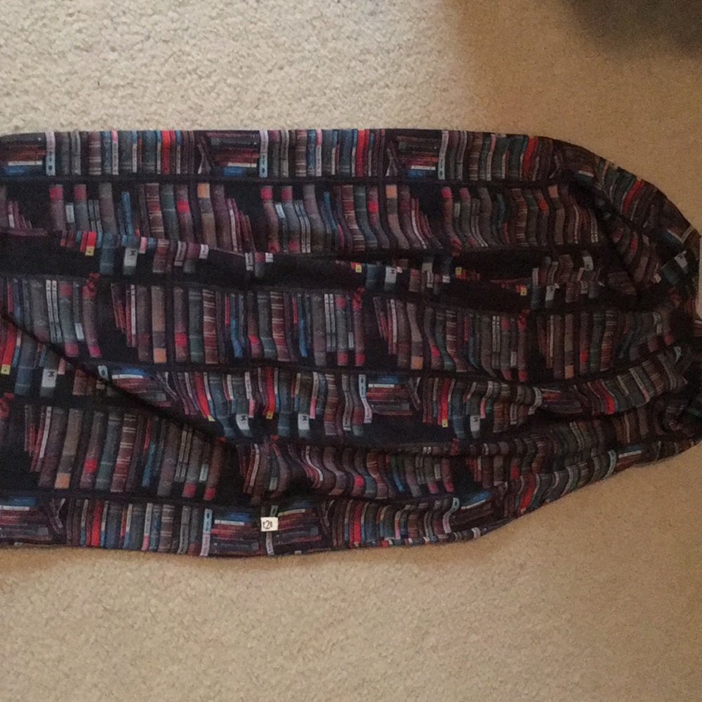 Book print infinity scarf